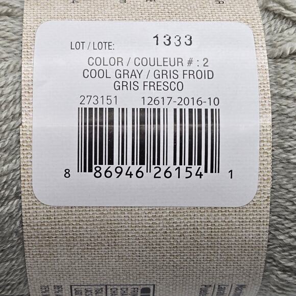 Loop & Threads Woolike Simili-Laine SF Yarn Mauve #4 Cool Gray #2 Acrylic/Nylon - Picture 7 of 8